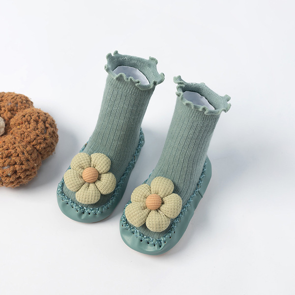Baby Long Socks with Rubber Shoe - Image 4